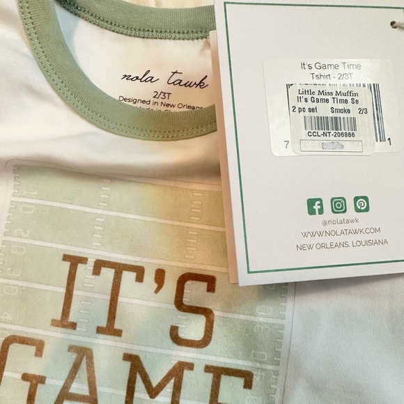 NWT Nola Tawk 2 pc Organic Cotton Jogger Set - Picture 6 of 9